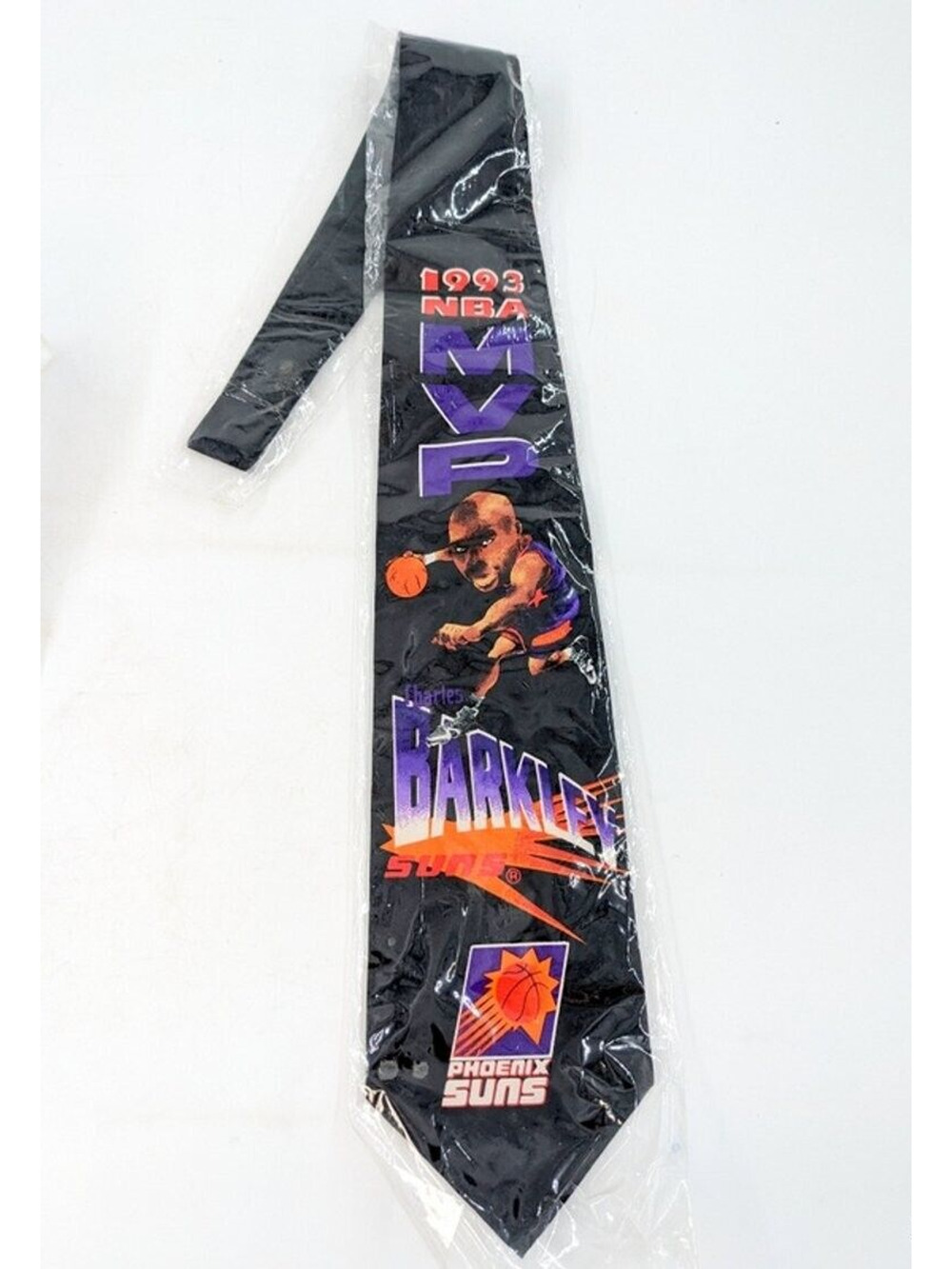 1993 Charles Barkley NBA MVP Silk Neck Tie Necktie Phoenix Suns Limited Edition